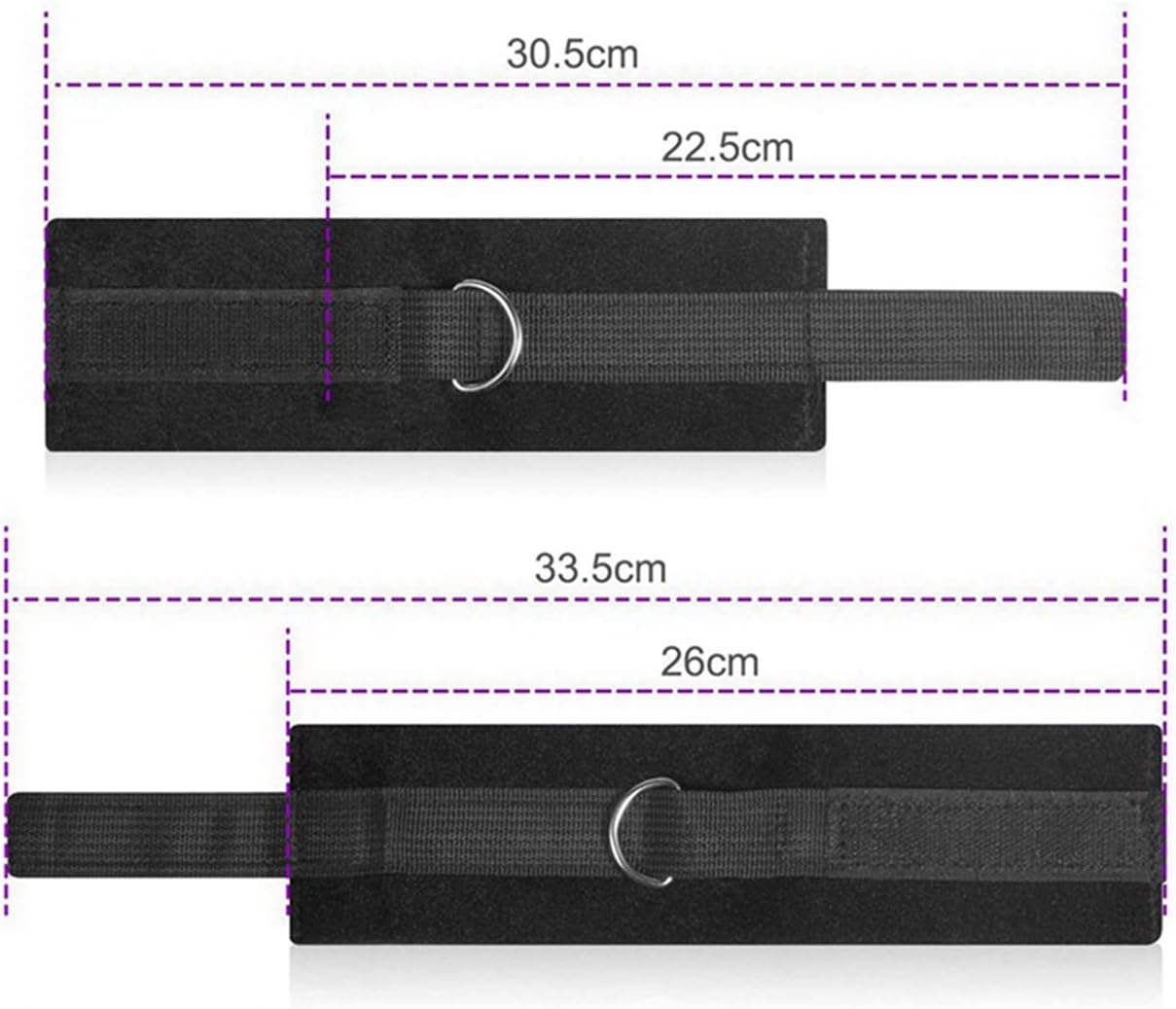 Bed Restraint Kit for Couple under King Bed Sex Tie Downs for Adults Couples Hand Leg Cuffs Ankle Wrist Restraints Sex Bondaged Bed Frame Straps Sexy Accessories for Bedroom Toys Women'S Hoodies image number 6