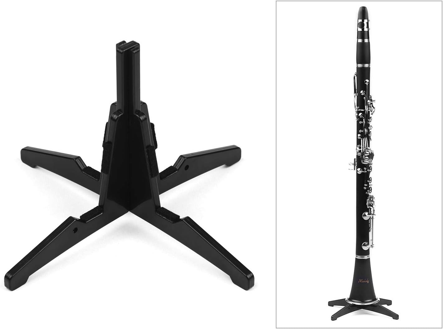 Clarinet Stand, Detachable Clarinet Stand Holder Support Portable Lighweight Plastic Material