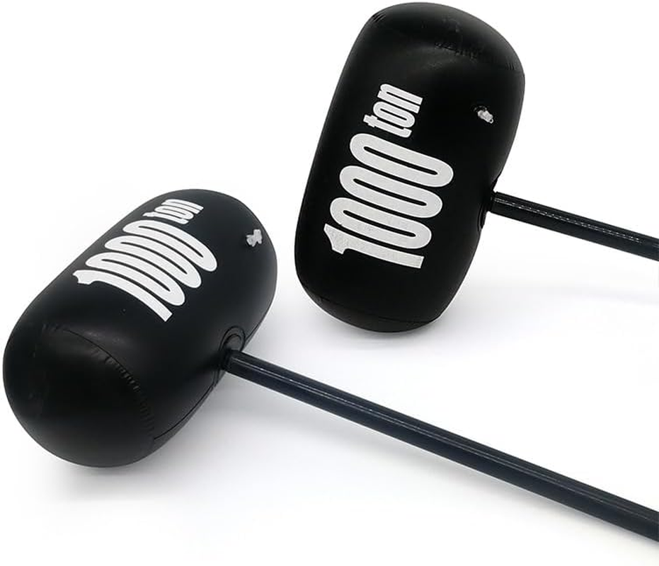 2Pcs Inflatable PVC Hammer - 28 Inches /70Cm Large Hammer, Party Game Interactive Prop, Easter Halloween, Comes with Hand Inflation Pump