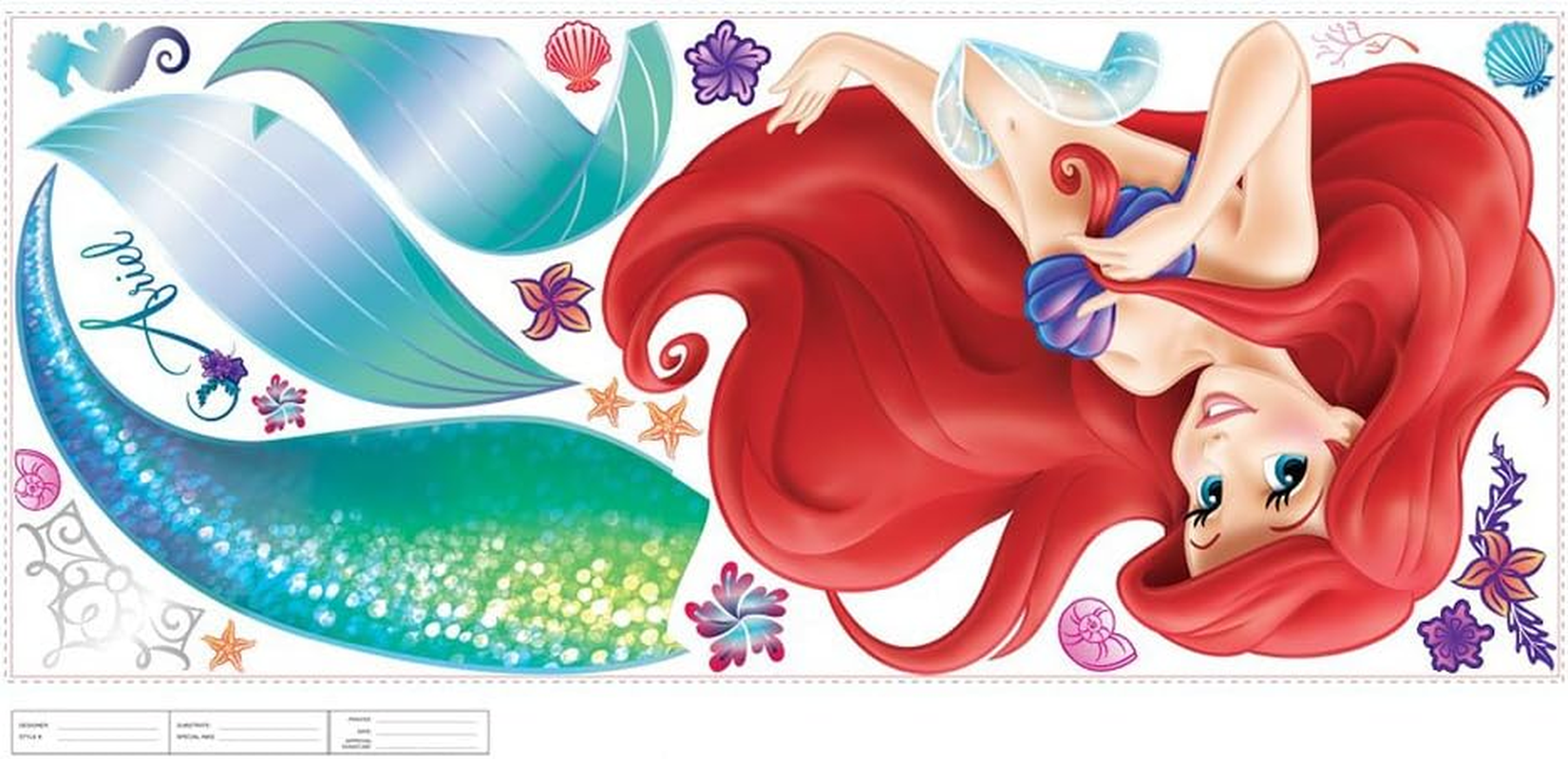 Roommates Frozen Peel and Stick Wall Decals,