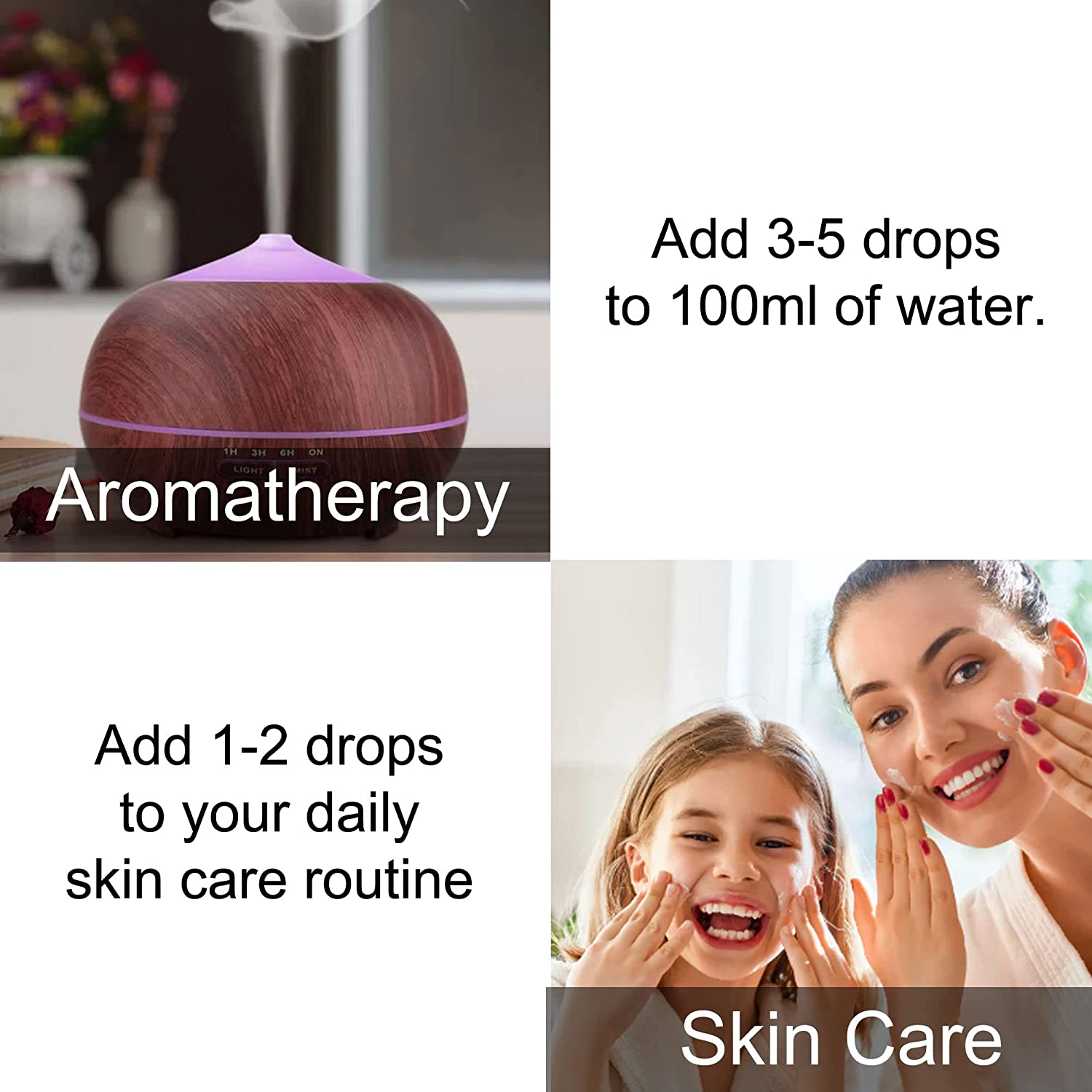 Pure Brazilian Rosewood Essential Oil for Skin/Face/Hair Care, Aromatherapy, Home Fragrance Diffusers, Natural Perfumes, Aroma Spray, Essence EO 10Ml image number 5