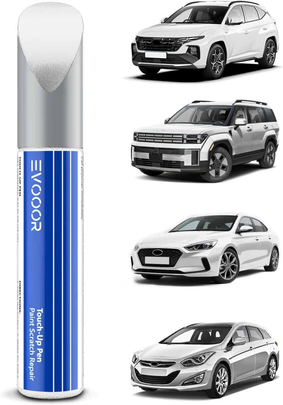 Polar White（Waw/Pyw ）Touch up Paint Compatible with Hyundai Exact Match&ndash;Chips and Nicks Touch Up
