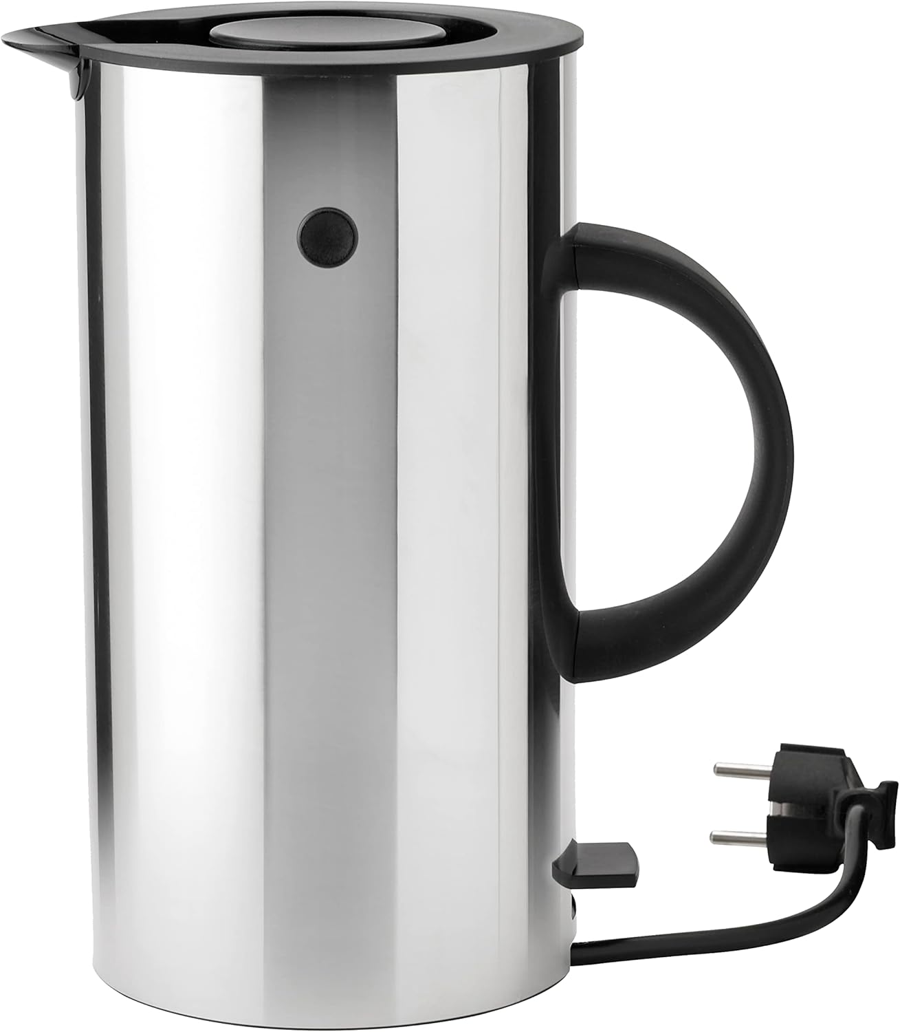 Stelton EM77 Electric Cooker, Kettle, Teapot, Quick Boiling, Low Energy Consumption, Removable Limescale Filter, Safety Switch, 1.5 Litres, Steel, EU Plug