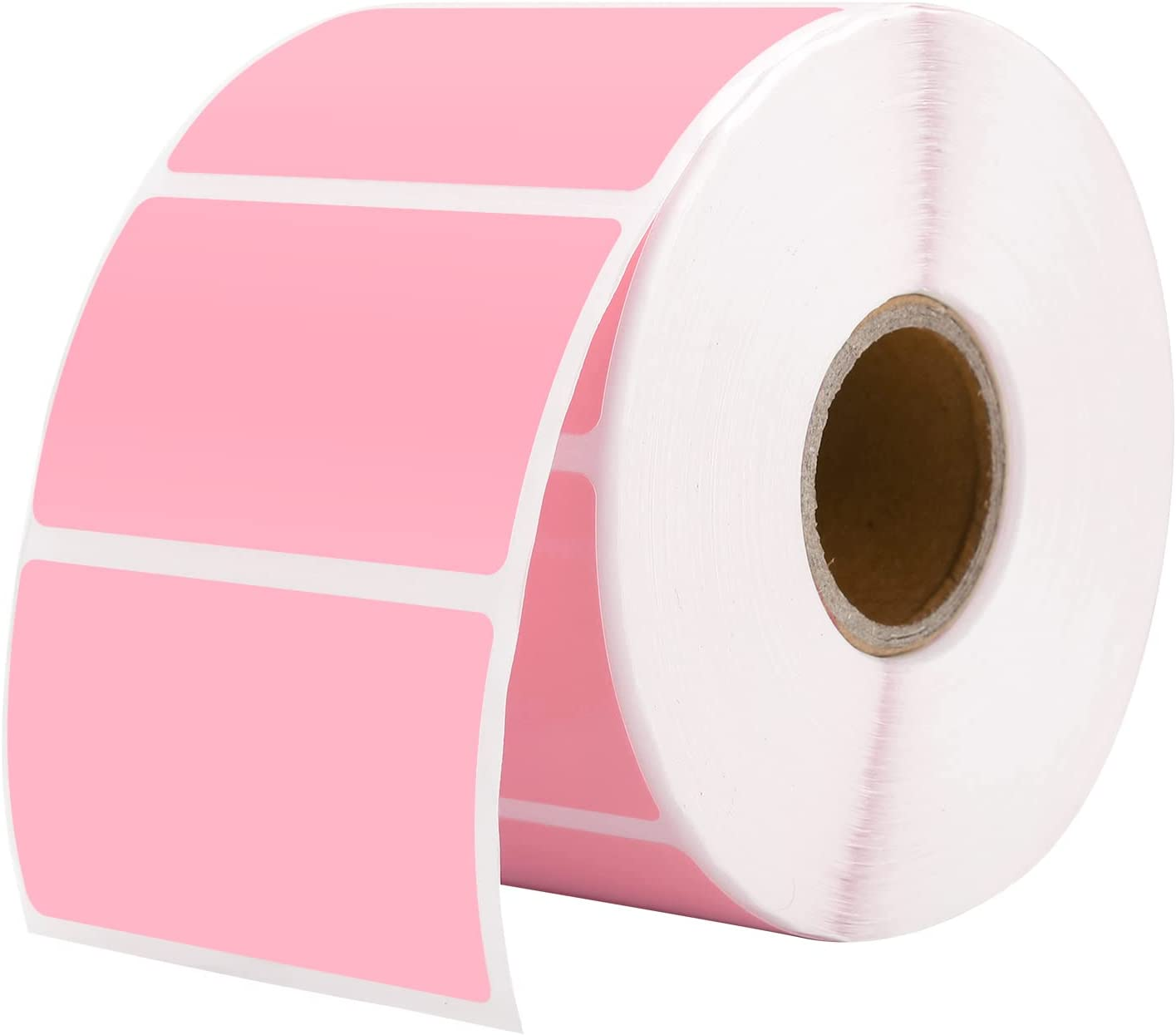 MUNBYN 2.25"X1.25" Thermal Sticker Labels, Blue Self-Adhesive Barcode Label Paper for Direct Thermal Printer and Business, Multi-Purpose Rectangle Address Shipping Mailing Stickers,1000 Sheets/Roll