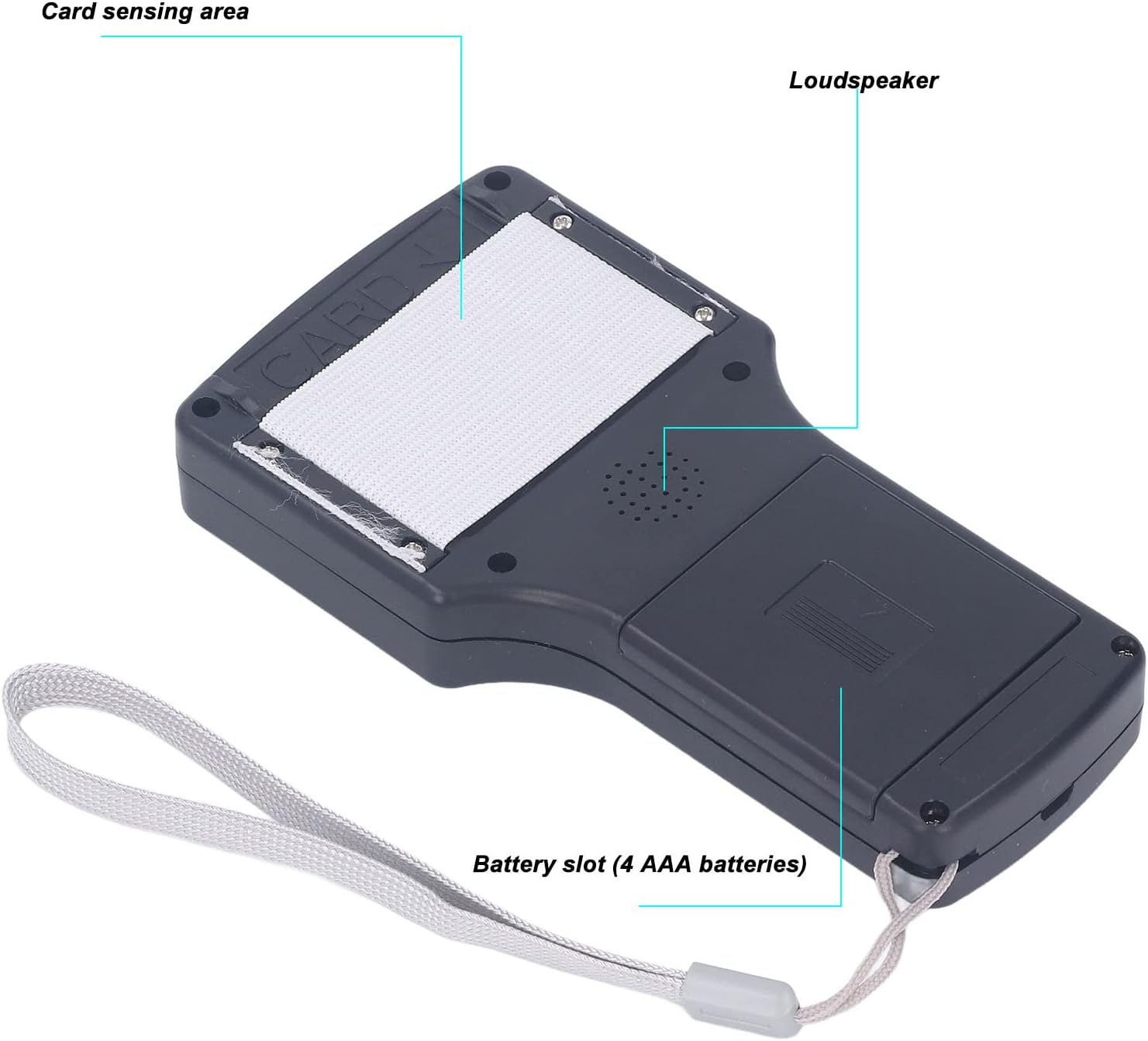 NFC RFID Card Copier Readers Writer, Access Control Card Copier IC ID Card Copier Access Card Duplicator Writer Duplicator with UID Keychain and HD 2.8Inch Full Color Screen image number 3