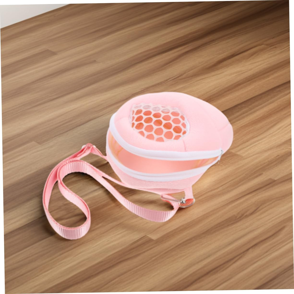 Yardwe Portable Hamster Carrier Bag with Adjustable Strap Breathable Mesh Medium Size for Travel with Hamsters Chinchillas and Guinea Pigs image number 3