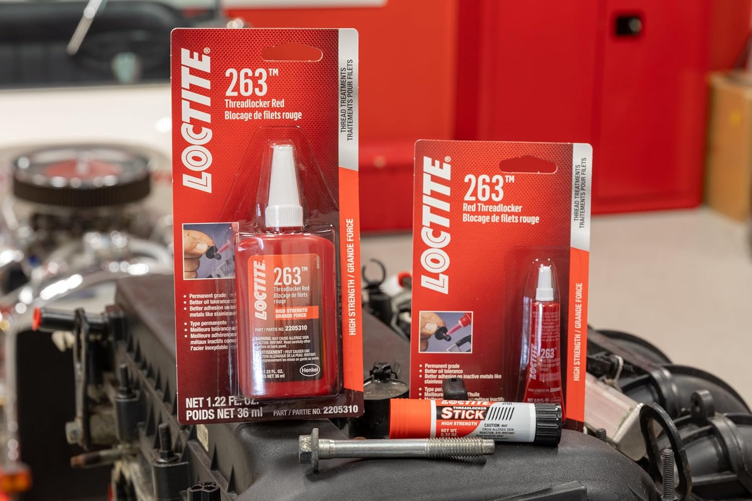 Loctite 268 High Strength Stick Threadlocker 19 G, Red image number 4