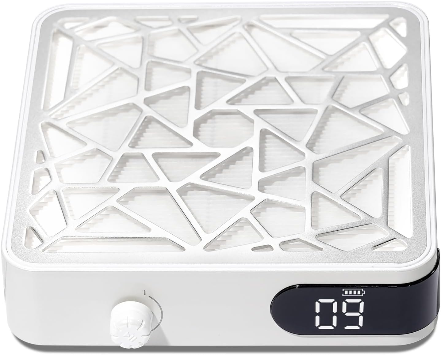 Nail Dust Collector Powerful Vacuum Fan Dust Collector Dust Suction Extractor Machine for Acrylic Nail Polish Nail Salon White image number 1