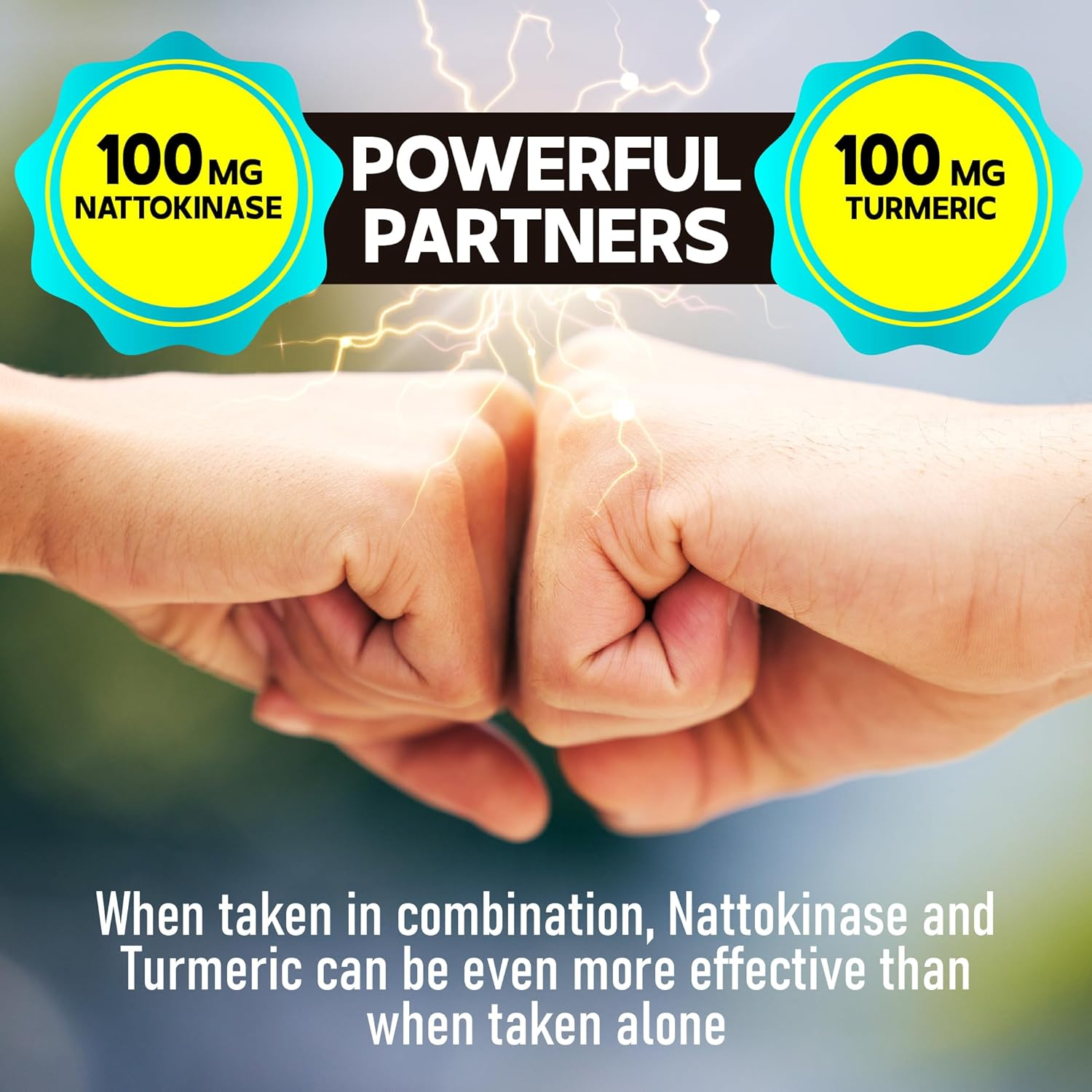 DEDICAD 120 Capsules Nattokinase 2000 Fu Supplement - Combined with Curcumin, Bromelain, Serrapeptase & Black Pepper - Body Balance, Circulation Health & Immune System - 4-Month Supply image number 4