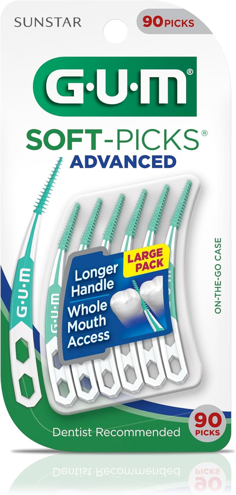 Sunstar 650R Gum Advanced Soft-Picks Great Size 1 Pack (270 Count Total)