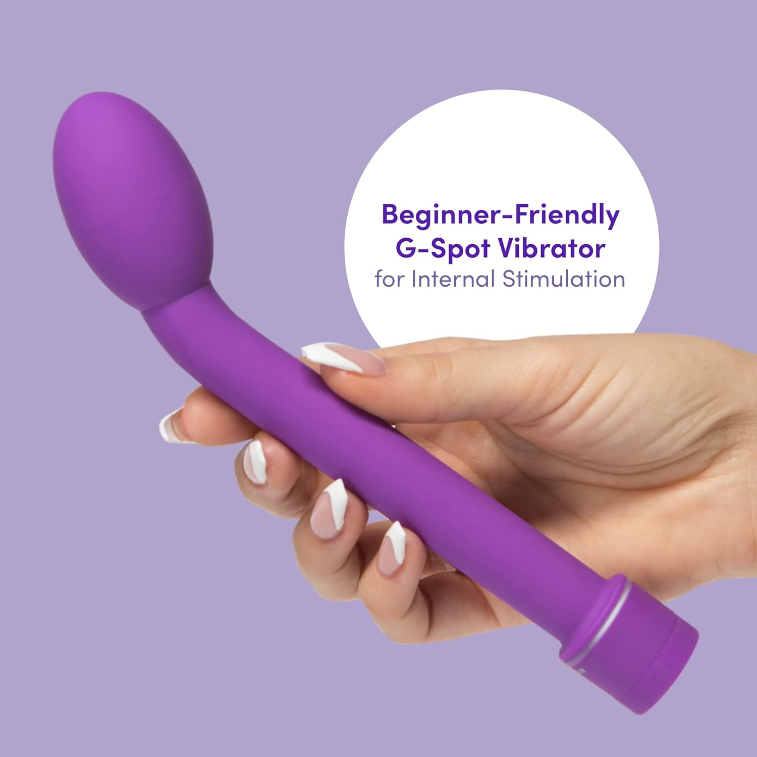 Lovehoney Purple G-Slim G-Spot Vibrator - Plastic - Waterproof & Beginners Friendly image number 5