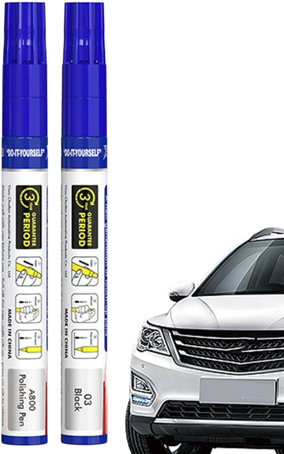 Paint Pen for Cars - Scratch Removal Repair Fill Paint Pen | Black/White/Multi-Color Optional for Various Automotive Paint, Auto Touch-Up Paint Car Paint Scratch Repair M/B image number 1