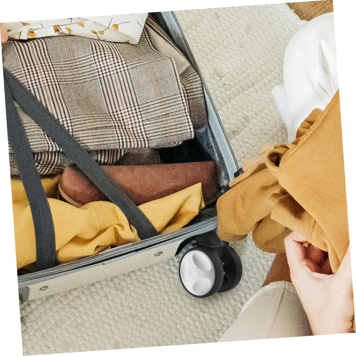 WRITWAA Travel Suitcase Wheel Replacement Luggage Case Small Wheel Carry Suitcase Accessory image number 6