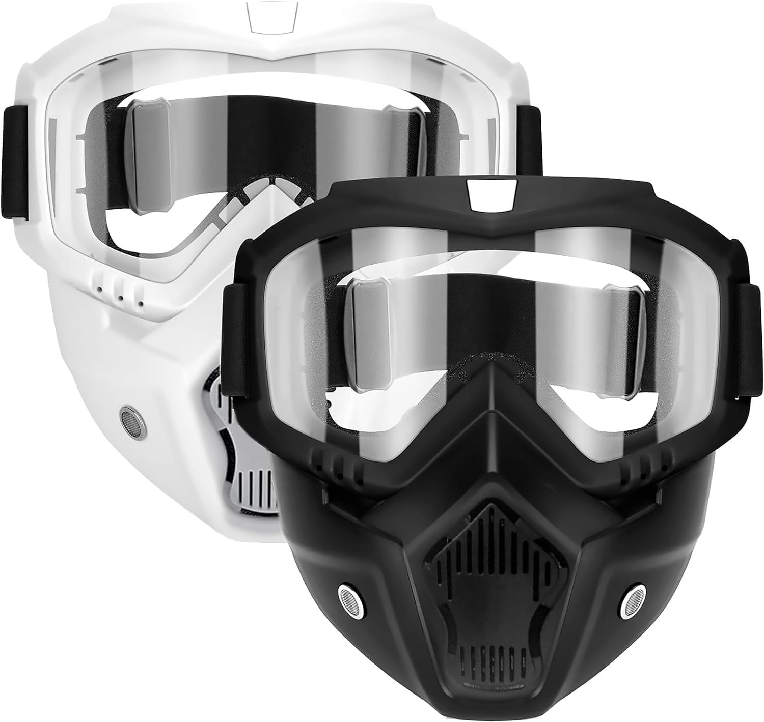 Paintball Mask anti Fog,Tactical Full Face Mask Ski Mask Goggles Detachable Adjustable,Motorcycle Riding Face Protection