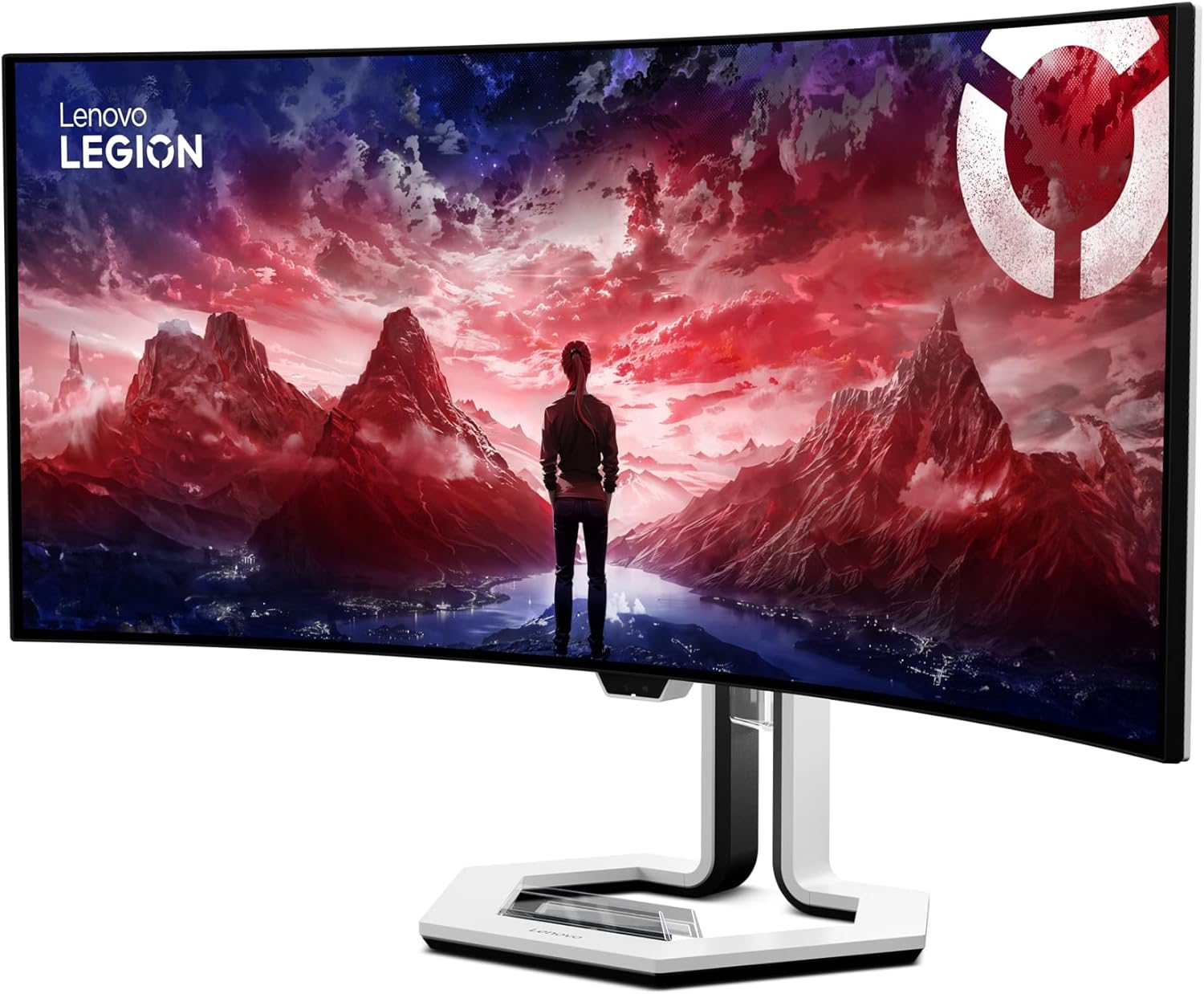 Lenovo Legion Pro 34WD-10 34-Inch WQHD OLED Curved Gaming Monitor, Anti-Glare, 240Hz, AMD Freesync, Eye Comfort, Raven Black image number 5