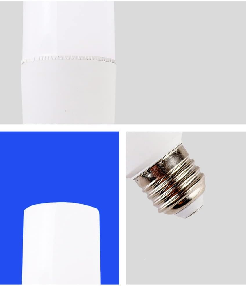 Tubular 6W LED Light Bulbs - 60 Watt Equivalent 600LM, E27 Base Daylight 6500K Non-Dimmable, Pack of 6 - 6W-Warm White-6Pack image number 5