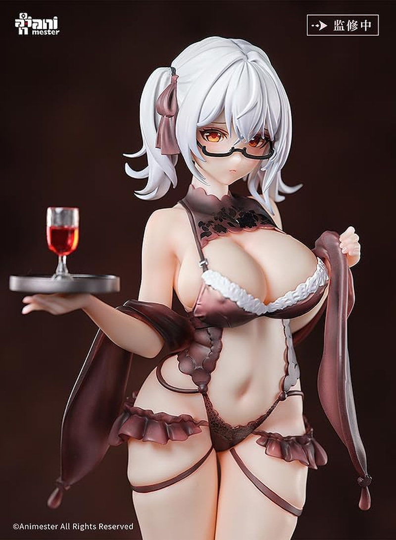 Original Character Statuette 1/6 Wine Waiter Girl - Cynthia 27 Cm