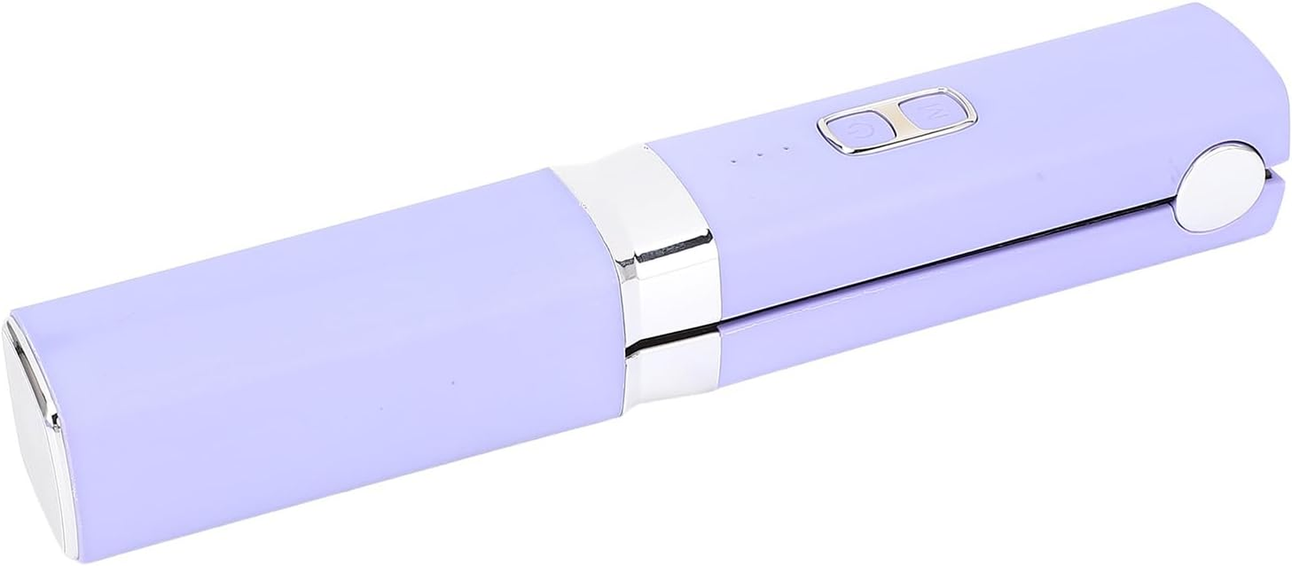 Mini Hair Straightener Portable Fast Heating USB Charging Multifunctional Small Flat Iron for Home Travel Styling Tool 1200Mah Lithium Ion Battery Included