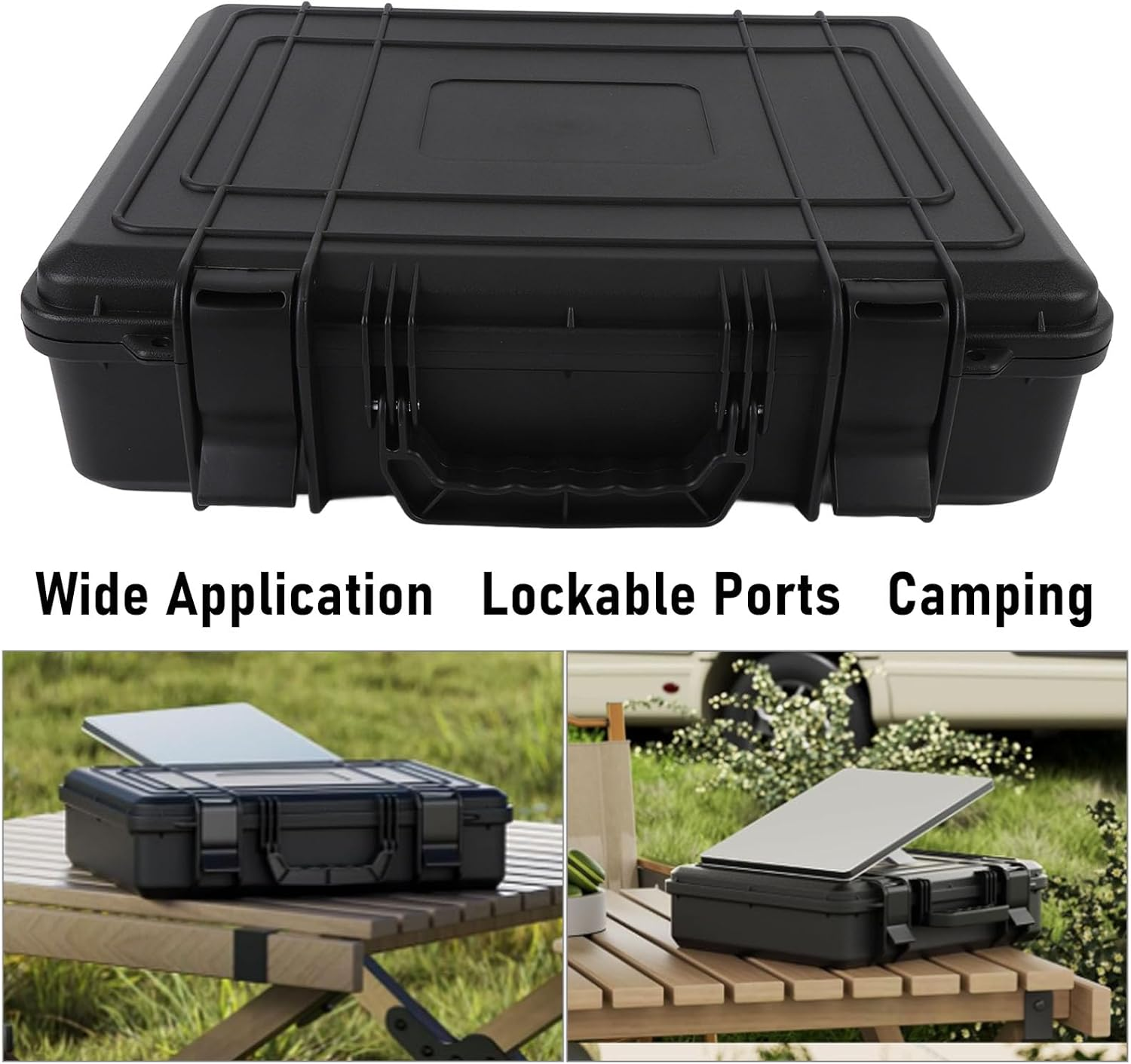 Mini Case for Travel, Waterproof Hard Case for Mini Dish Kit, Mini Carrying Case with Precision Cut Foam for Mini and Accessories image number 6