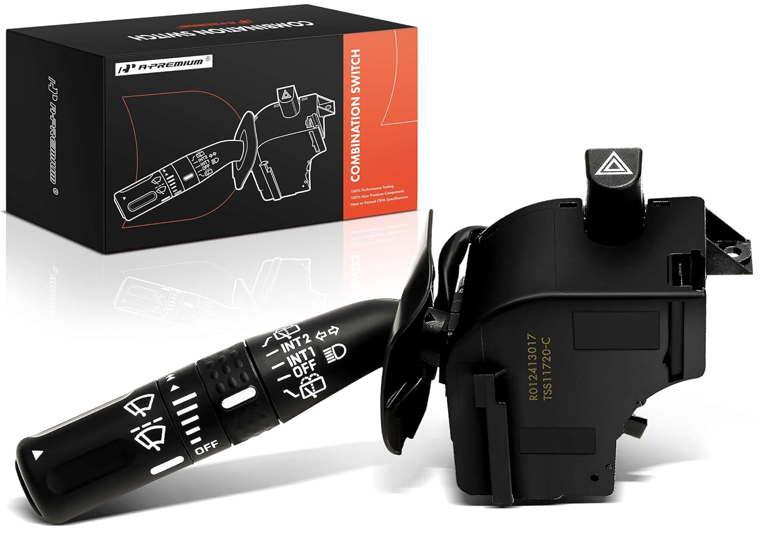 A-Premium Turn Signal Switch Windshield Wiper Washer Multi-Function Lever Compatible with Ford Expedition 2003-2006, Explorer 2002-2005 & Mercury Mountaineer 2002-2005, Replace# 2L2Z13K359AAB, CBS1172 image number 1