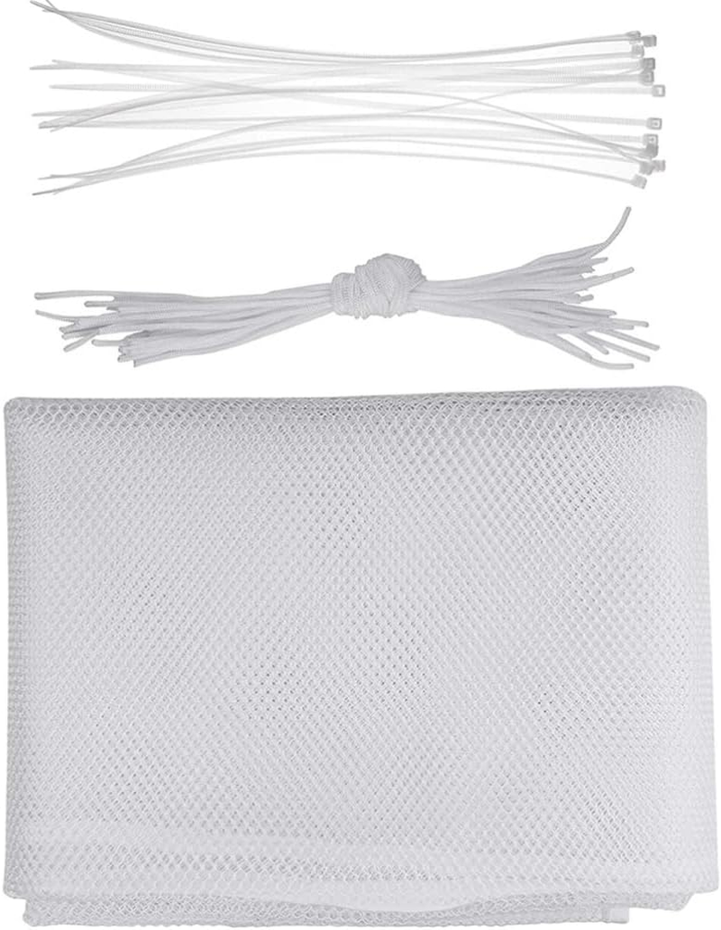 Kisangel 1Set Banister Guard Net Mesh for Stairs Balcony Pet -Resistant Design Easy Installation for Pets