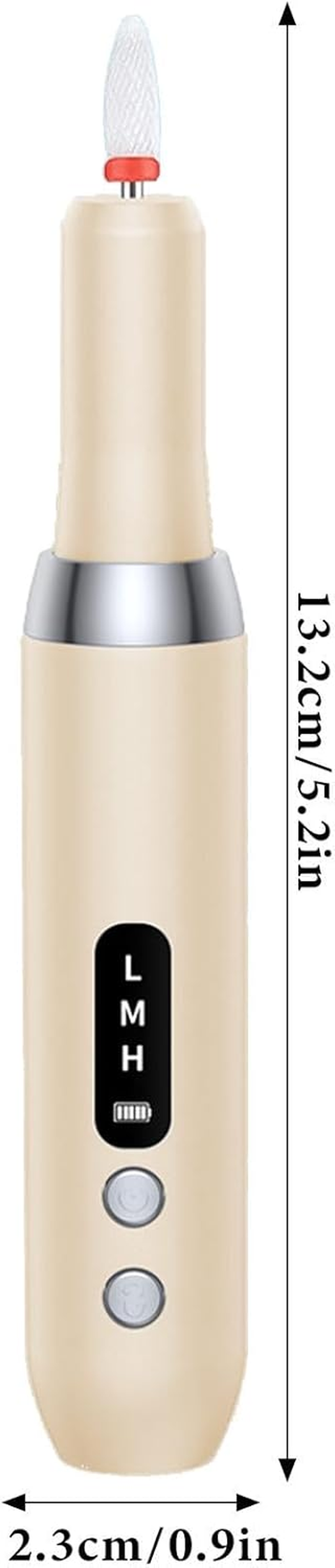 Electric Nail Drill Kit - Electric Nail File for Acrylic and Natural Nails | Nail File Machine with Multiple Heads, Adjustable Speed and Wireless, Nail Sander A - Pink image number 2