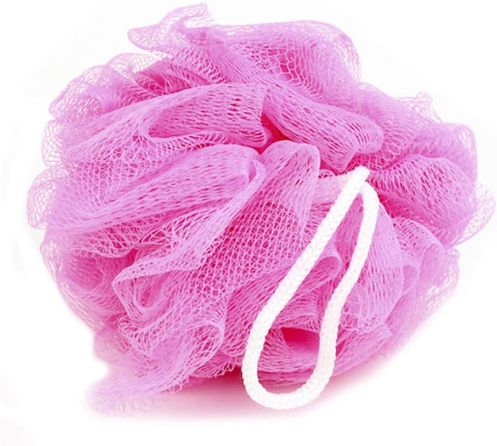 Soft Body Bubbles Sponge Bath Ball Nylon Scrubber Loofah Mesh Net Ball Cleaning Bath Sponge Multi-Color Shower Flower