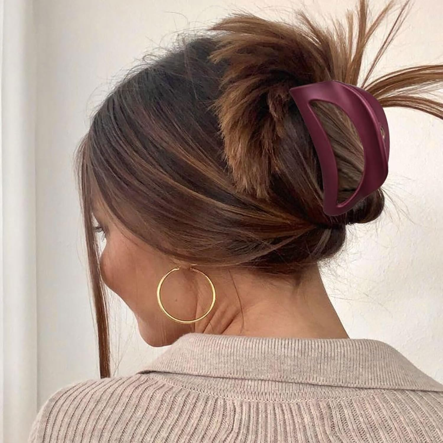 Muorruo 3-Pack Silicone Cloud-Shaped Hair Clips, Soft and Flexible Hair Clips, Gentle Hair Clips for Thin and Thick Hair, Hair Accessories for Women and Girls (Style 1) image number 6