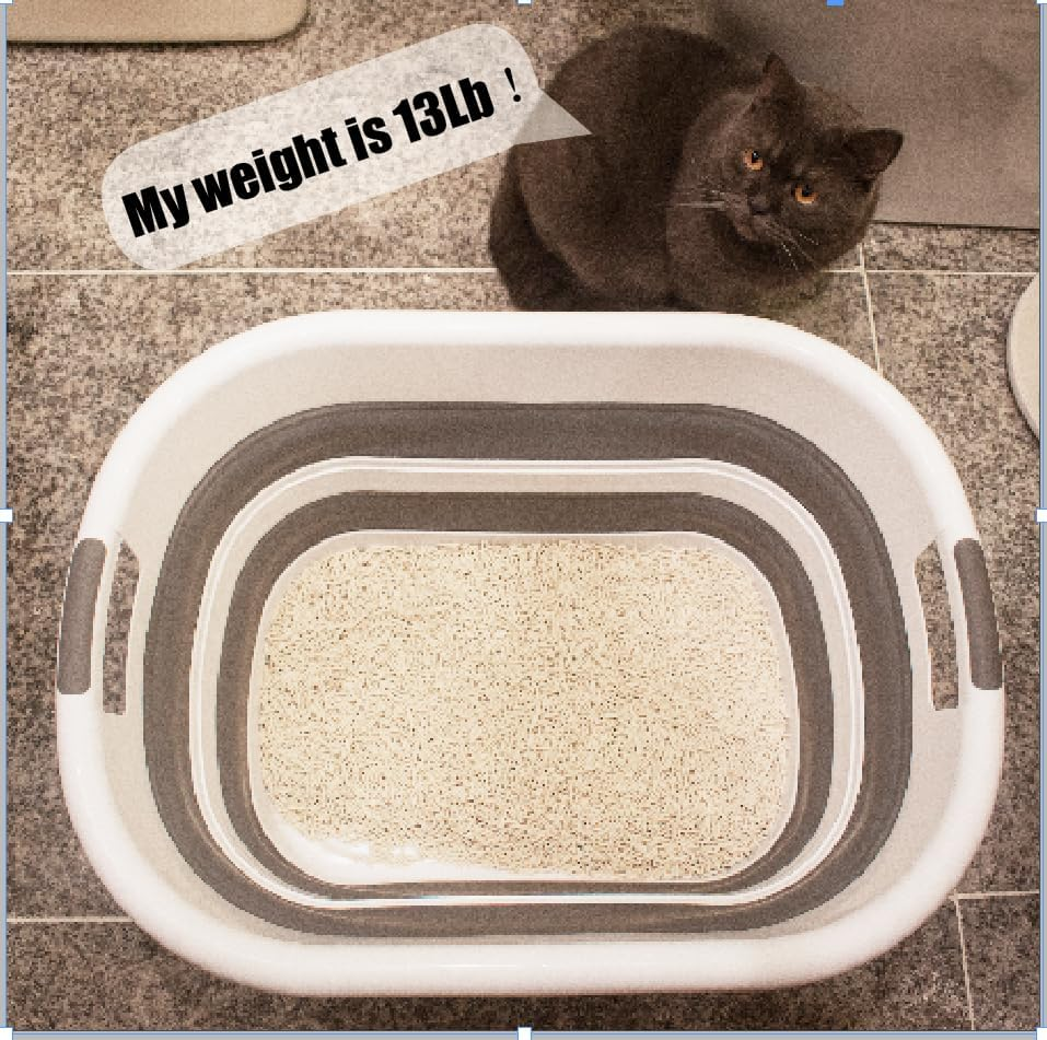 7.2Gal Dog Bathtub for Small and Medium Pets（Weight<40Lb）Multi-Functional with Hair Filter for Cat Bathtub and Dog Washing Tub at Home,Portable/Foldable Drainage Indoor Outdoor Washing Tub image number 3