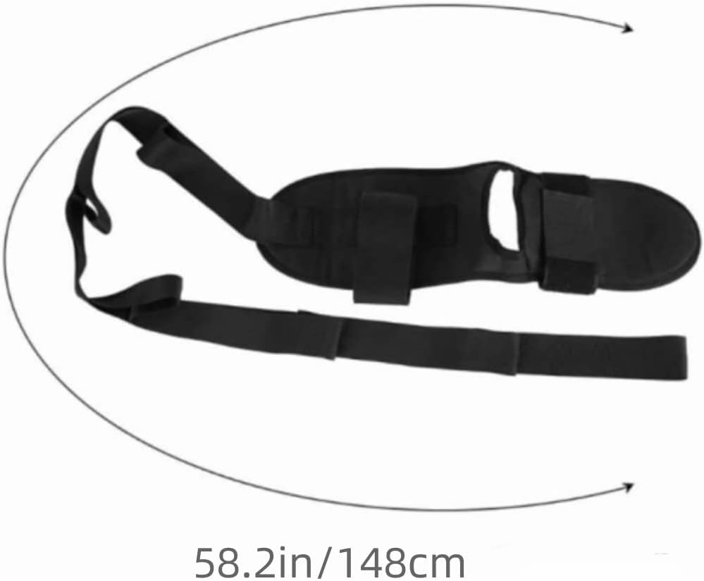 DACUAN Yoga Stretching Strap, Exercise and Leg Lift Straps, Leg and Calf Stretcher Strap with Adjustable Loops, Fascia Stretcher for Physical Therapy, Plantar Fasciitis Relief, Pilates, Dance & Gymnastics image number 1