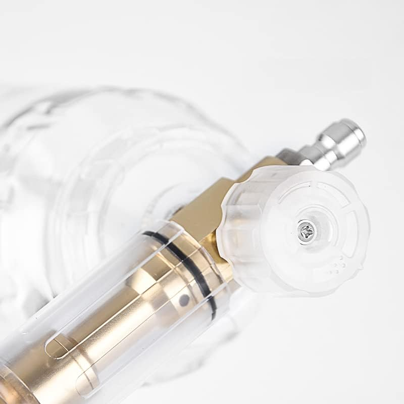 YUET Snow Foam Cannon Lance with 1/4&rdquo; Quick Connect, Adjustable Spray Nozzle Foam Blaster, 1L Bottle, Car Wash Foam Gun for Pressure Washer Application image number 5