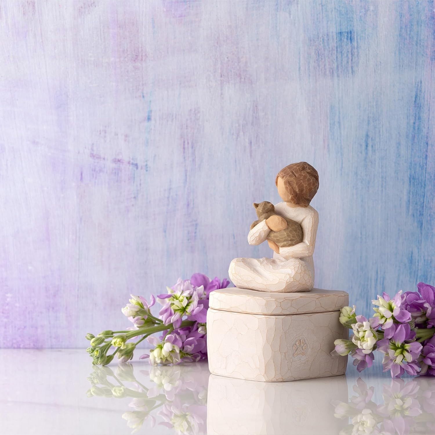 Willow Tree Kindness (Girl) Keepsake Box, Sculpted Hand-Painted Keepsake Box image number 2