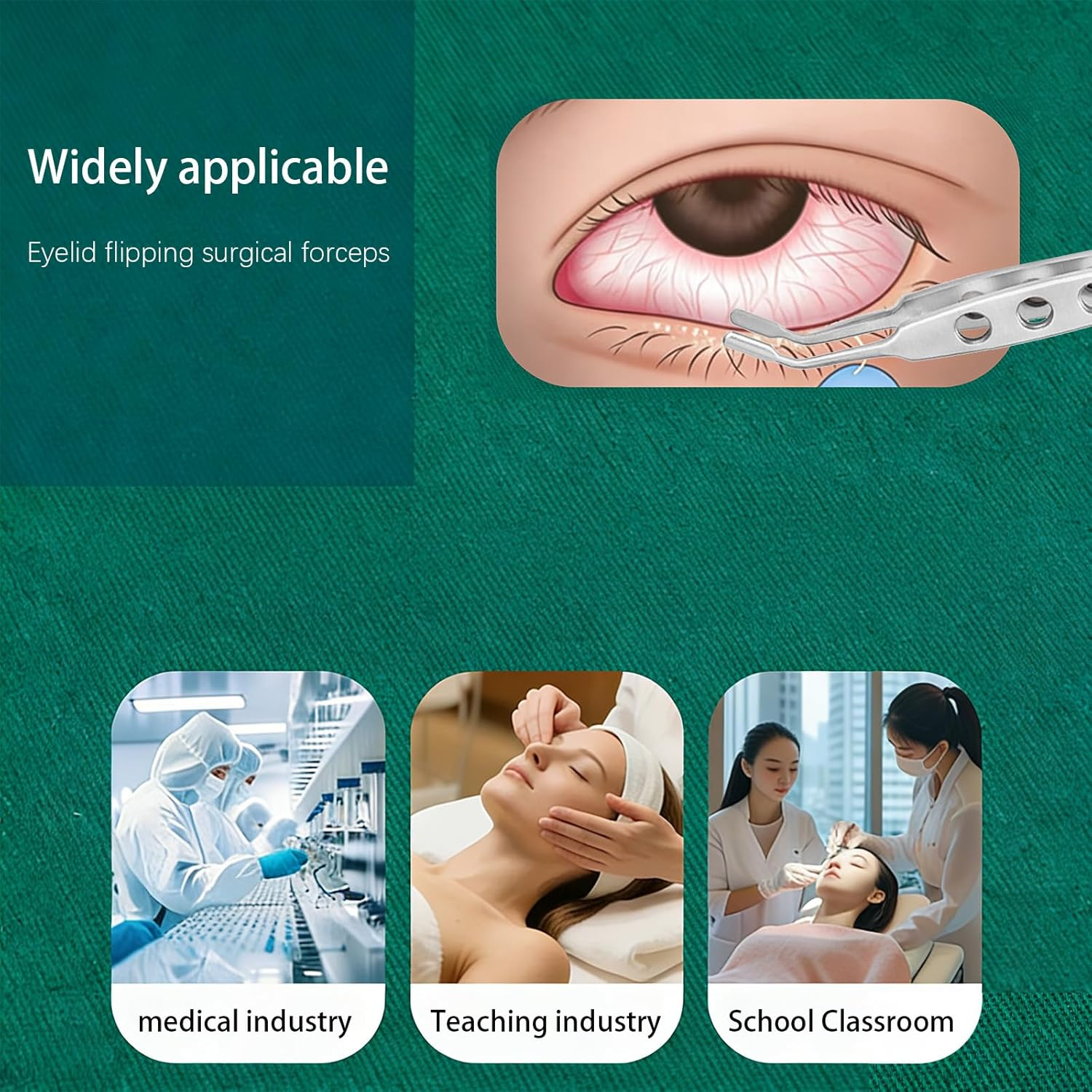 Yxvyxymyxxg Stainless Steel Eye Care Tweezers - Easy-To-Use Meibomian Gland Expressor & Eyelid Massage Tool for Men & Women image number 3