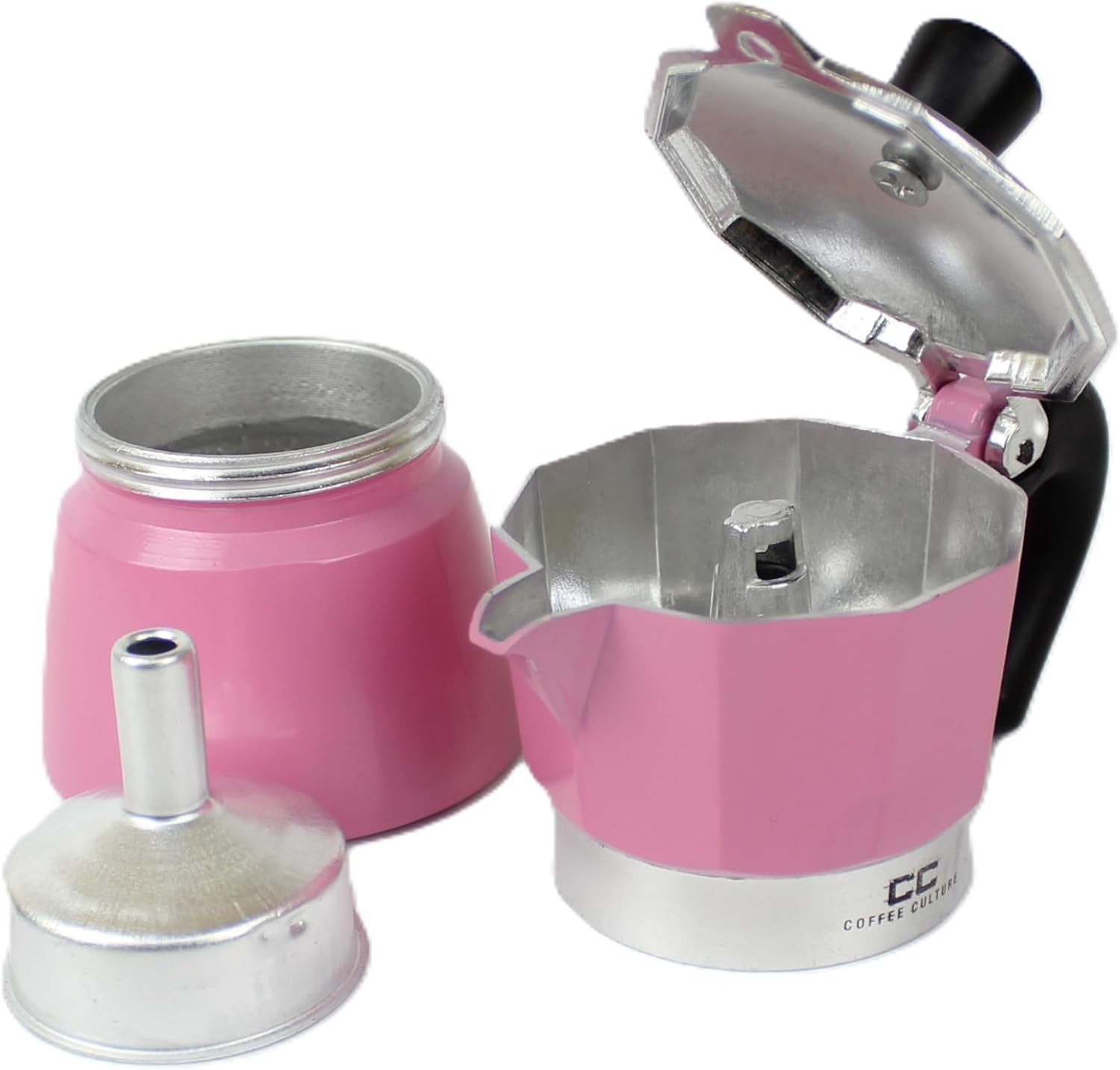 Coffee Culture Stovetop Coffee Maker, 1 Cup Size, Pink image number 1