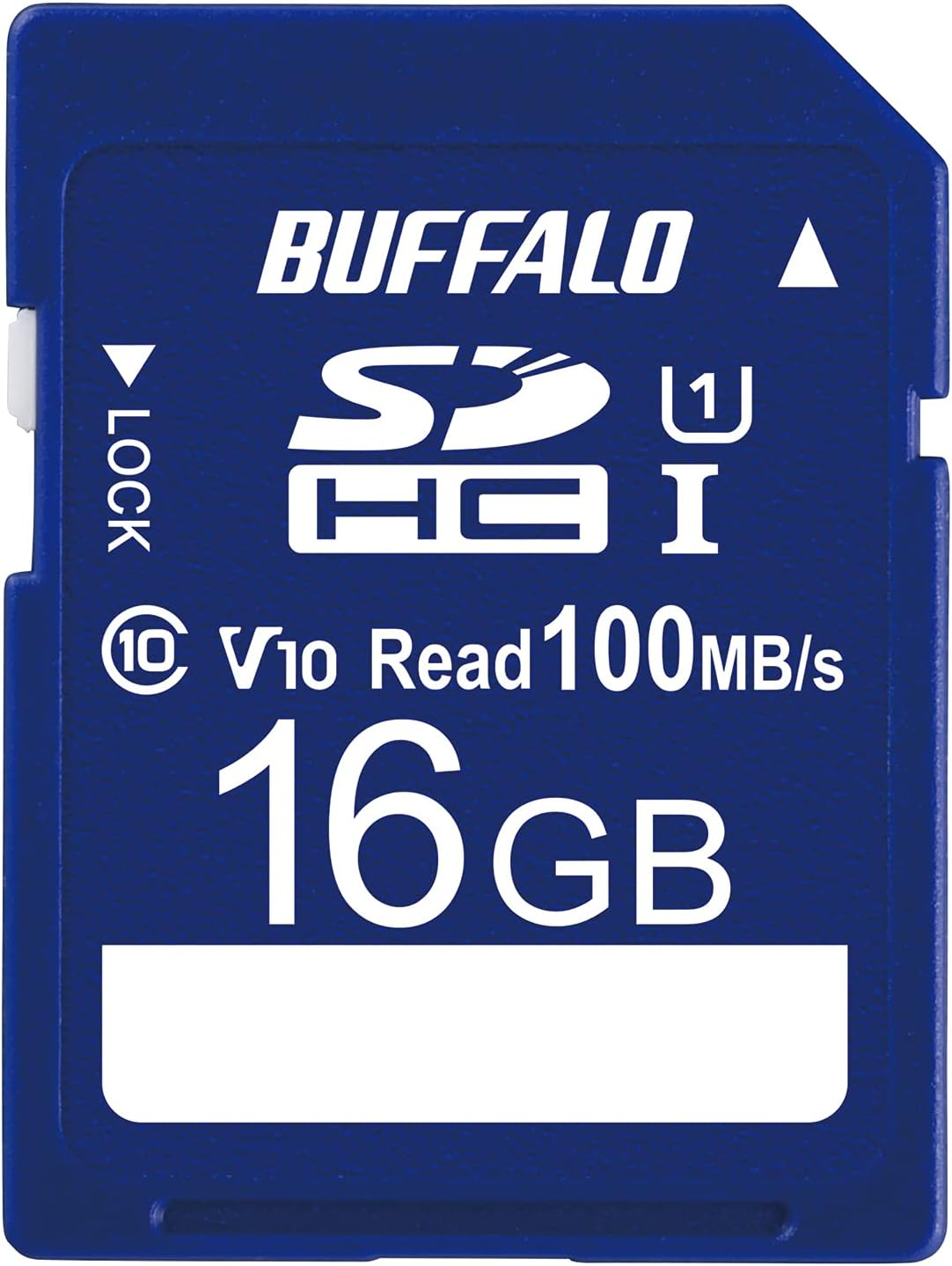 Buffalo RSDC-016U11HA/N SD Card, 16GB, 100Mb/S, UHS-1, Speed Class 1, Videospeedclass 10, IPX7, Full HD, Data Recovery Services