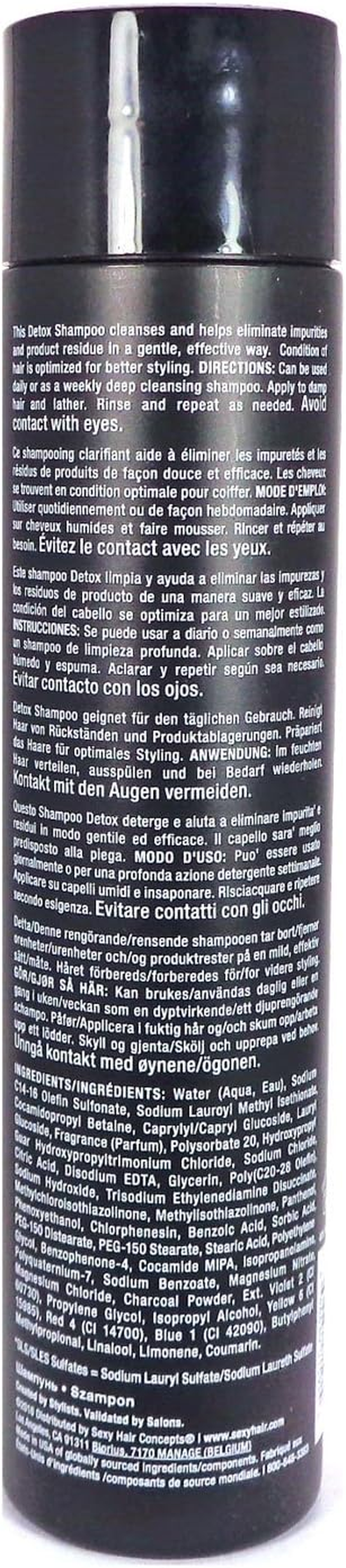 Sexy Hair Style Color Safe Detox Shampoo, 10.1 Fluid Ounce
