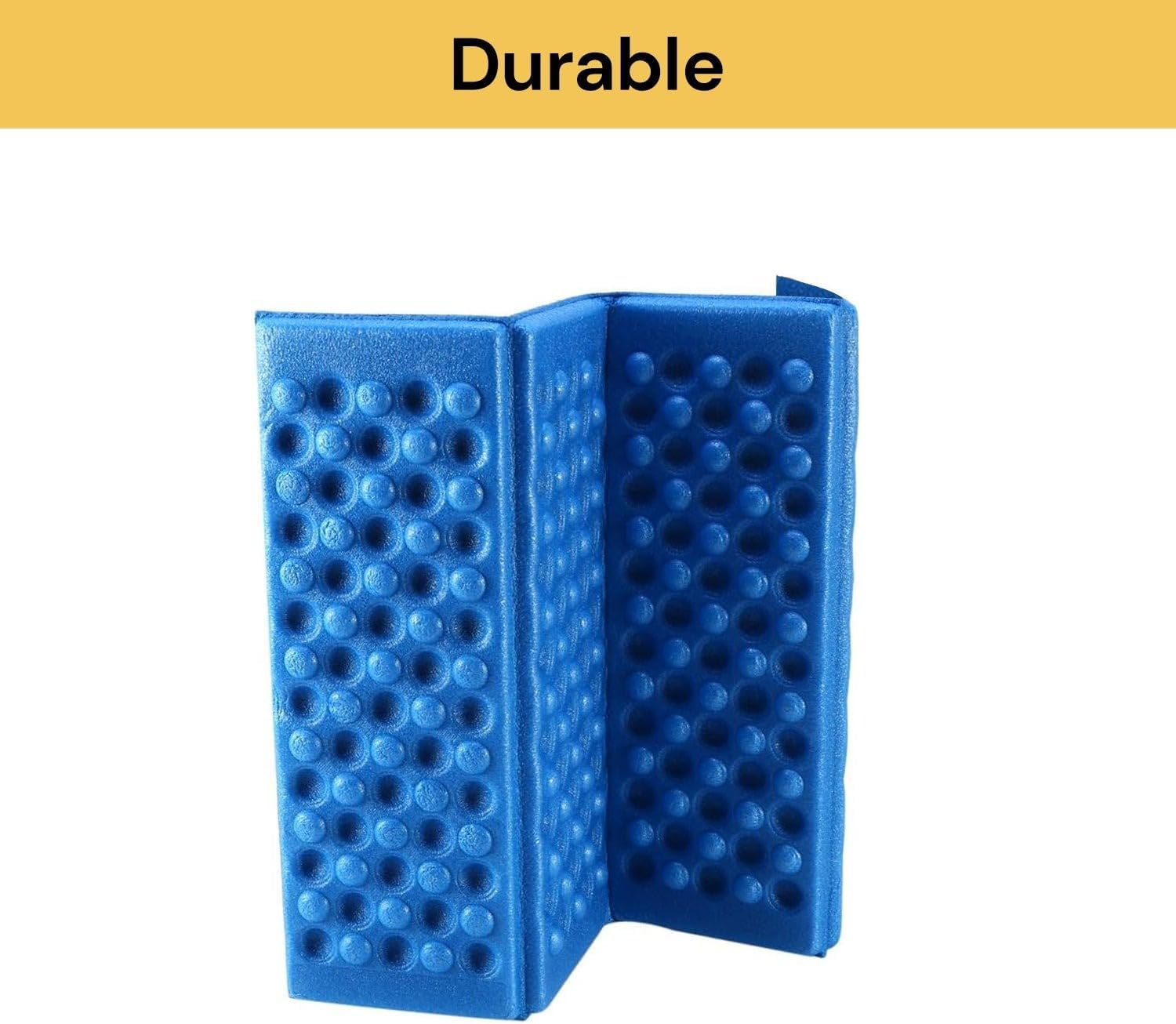 EZONEDEAL Portable Ultralight Mini Waterproof Folding Mat, Foam Sitting Pad for Outdoor Activities, Hiking Camping Park Picnic Playground Foldable Lightweight Kneeling and Seat Cushion Camping Pad