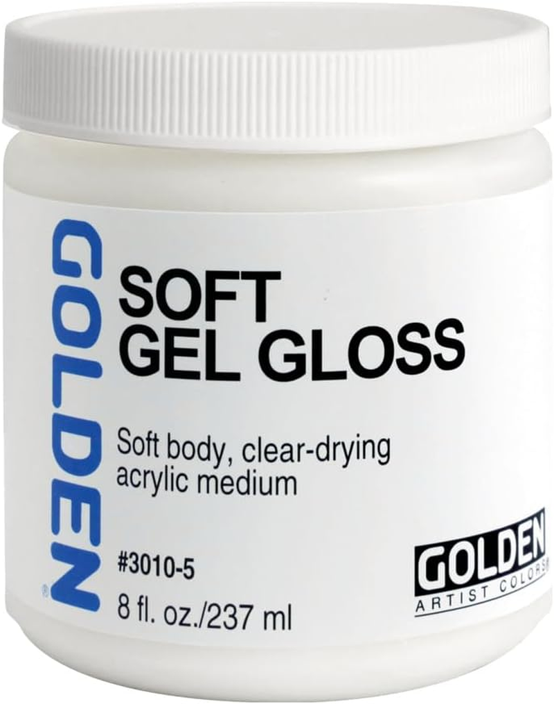 Golden Artist Colors - Soft Gel Gloss - 8 Oz Jar