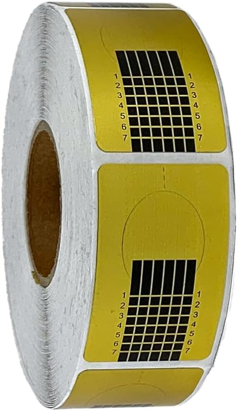 LEOFLA Roll of Gold Paper 500 Pieces Nail Art for Nail Reconstruction Nail Extension Variable Media image number 4