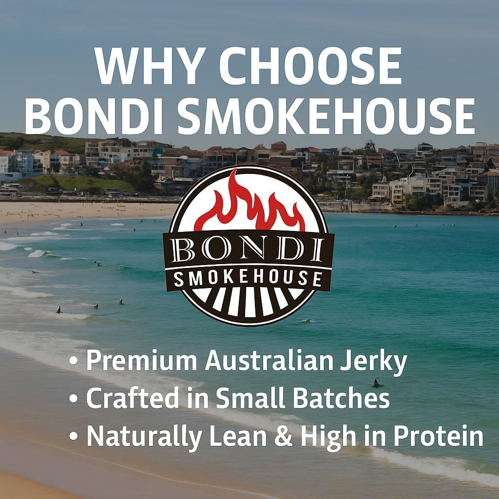 Exotic Jerky Pack 3X - Emu, Kangaroo, Crocodile - Bondi Smokehouse - Product of Australia image number 5