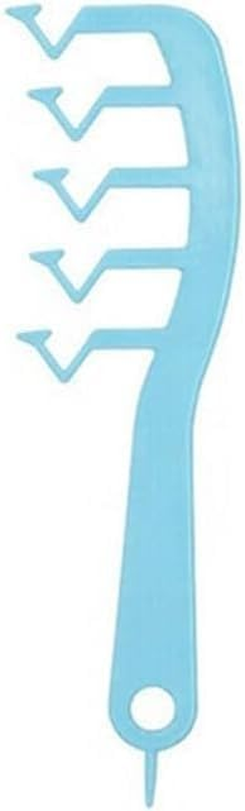 Tootoo Magic Hairstyle Tools Hair Comb with Z Shape Teeth Easy Using Candy Color (Green)