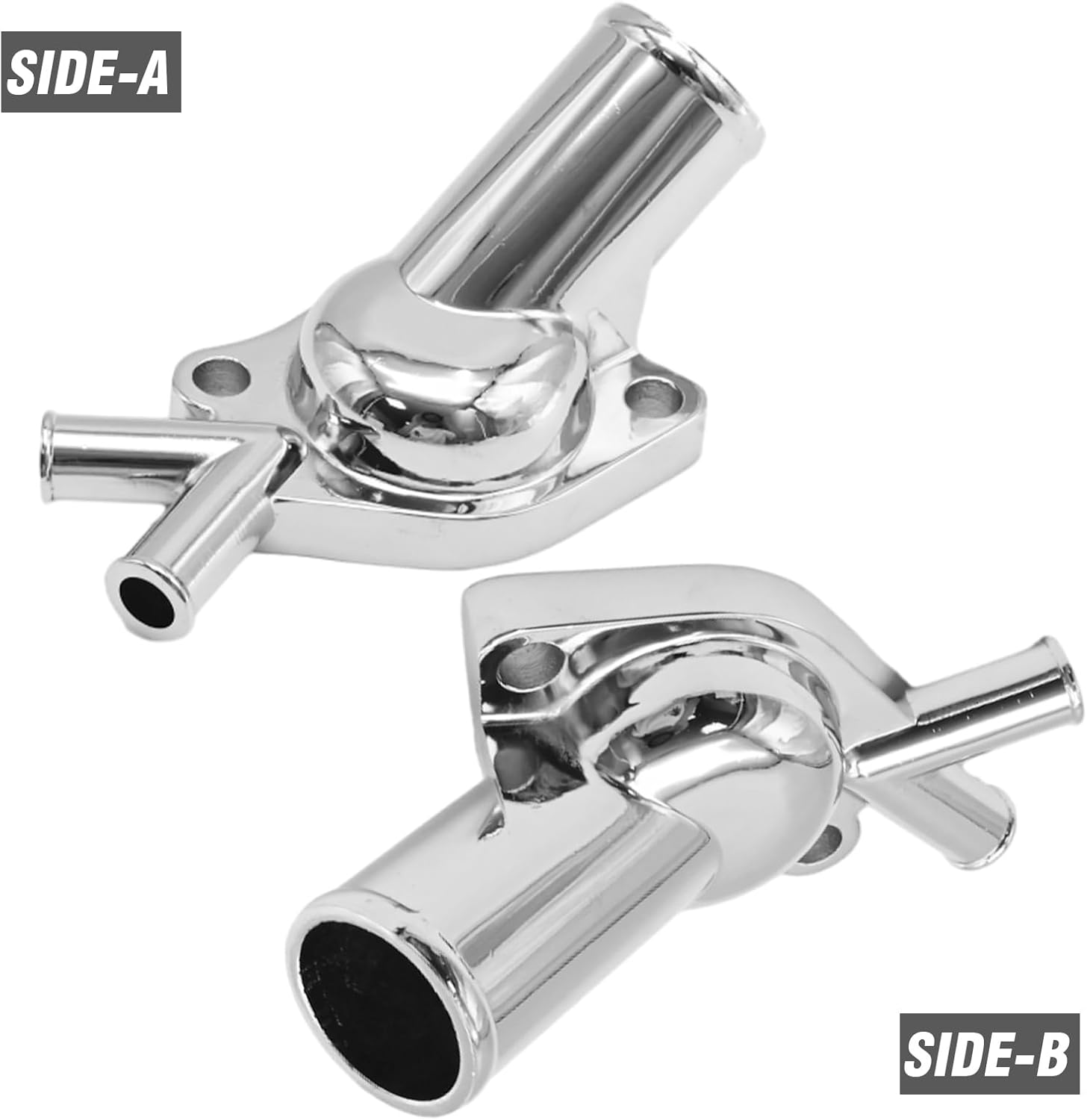 Laffoonparts TWIN Pipe Thermostat Housing Water Outlet for Holden V8 HX HZ WB LH LX 253 308 image number 4