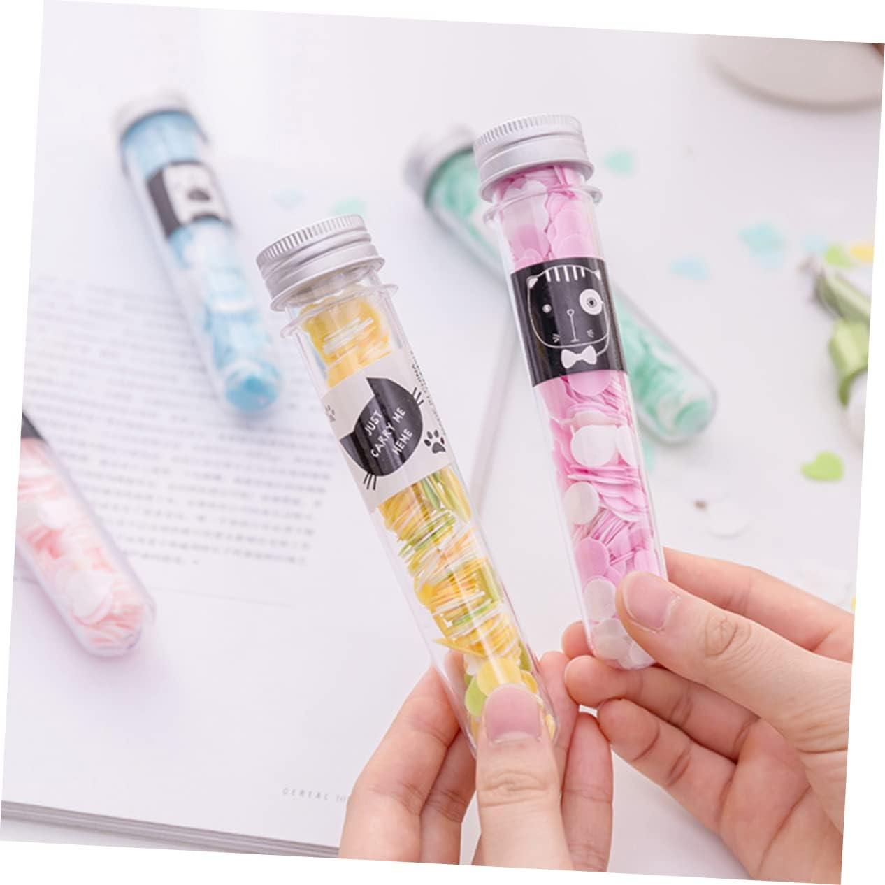 MOBUTOFU 12Pcs Portable Soap Sheets Travel Wash Soap Paper Sheets Flakes for Outdoor Camping BBQ image number 5