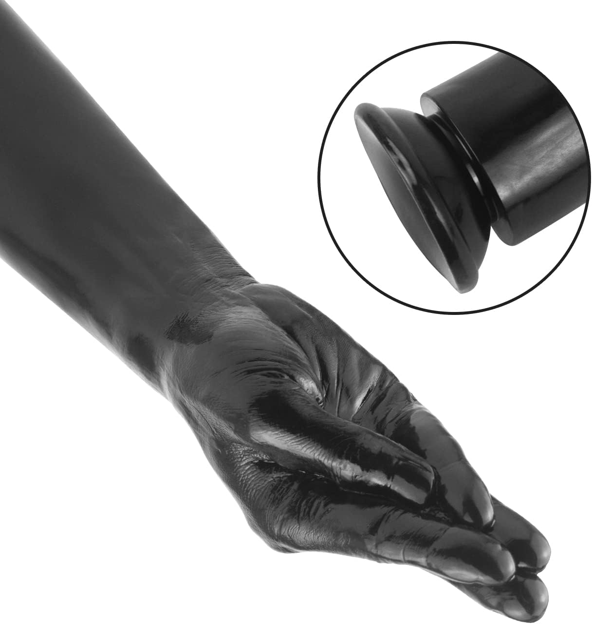 FAAK XXL Realistic Fisting Dildo for Stretching Pleasure, 33.5CM Insertable Long Dong with Suction Cup, 1:1 Realistic Fist Dildo for Anal or Vaginal Orgasm