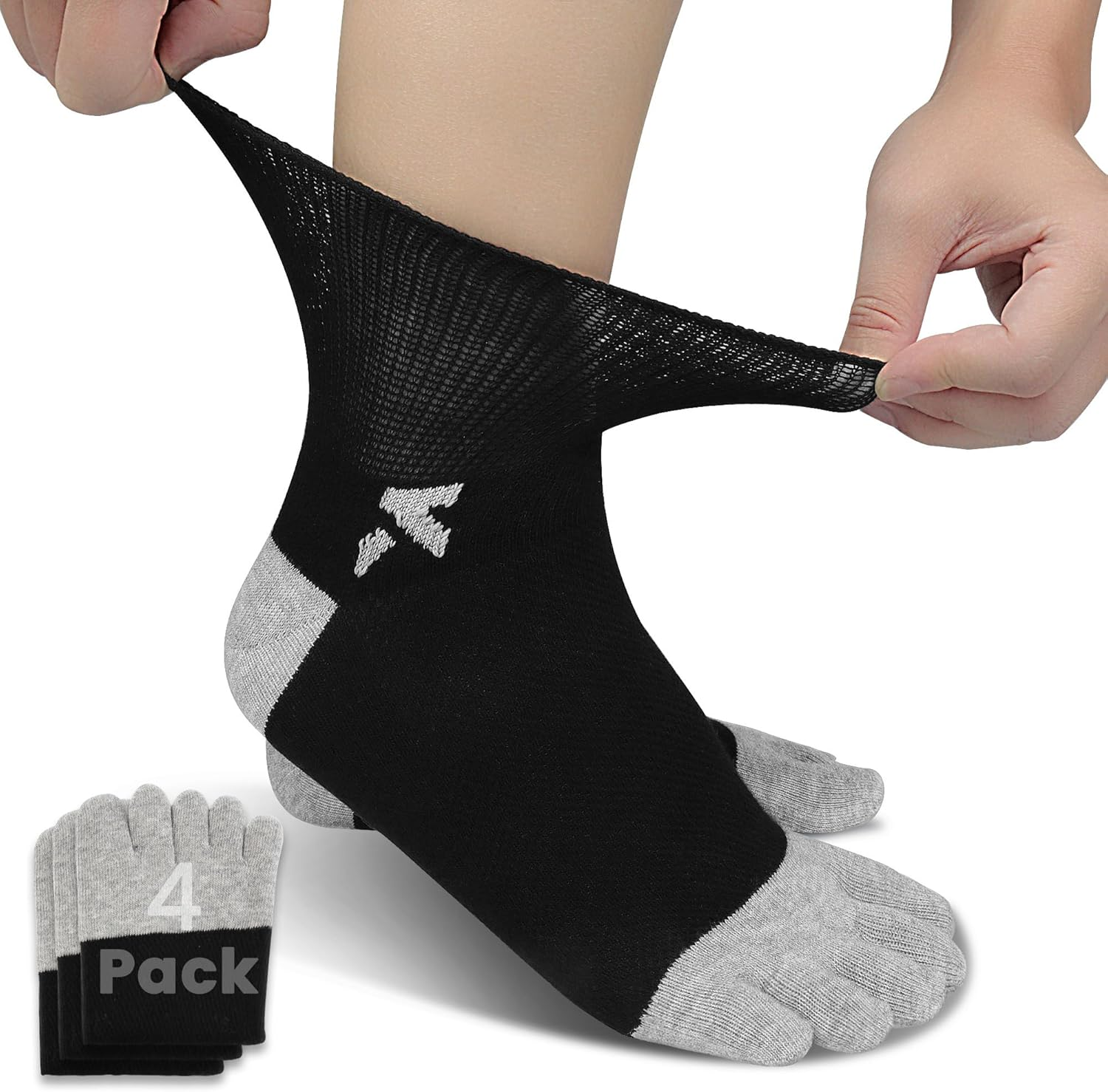Diabetic Socks with Cushioned Sole | Combed Cotton | Non-Binding & Seamless | for Daily Wear & Sports | 3-Pack Ankle Height