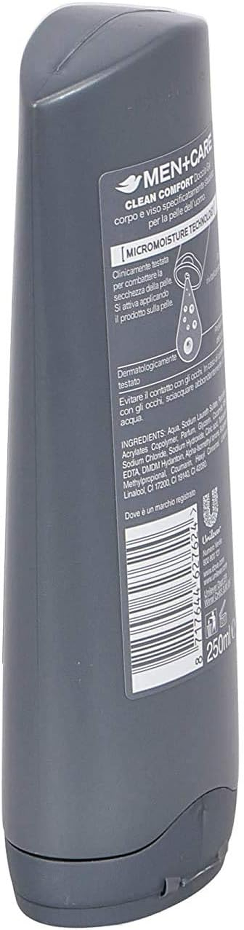 Dove Men Clean Comfort Body & Face Shower Gel 250Ml &ndash; Pack of 3