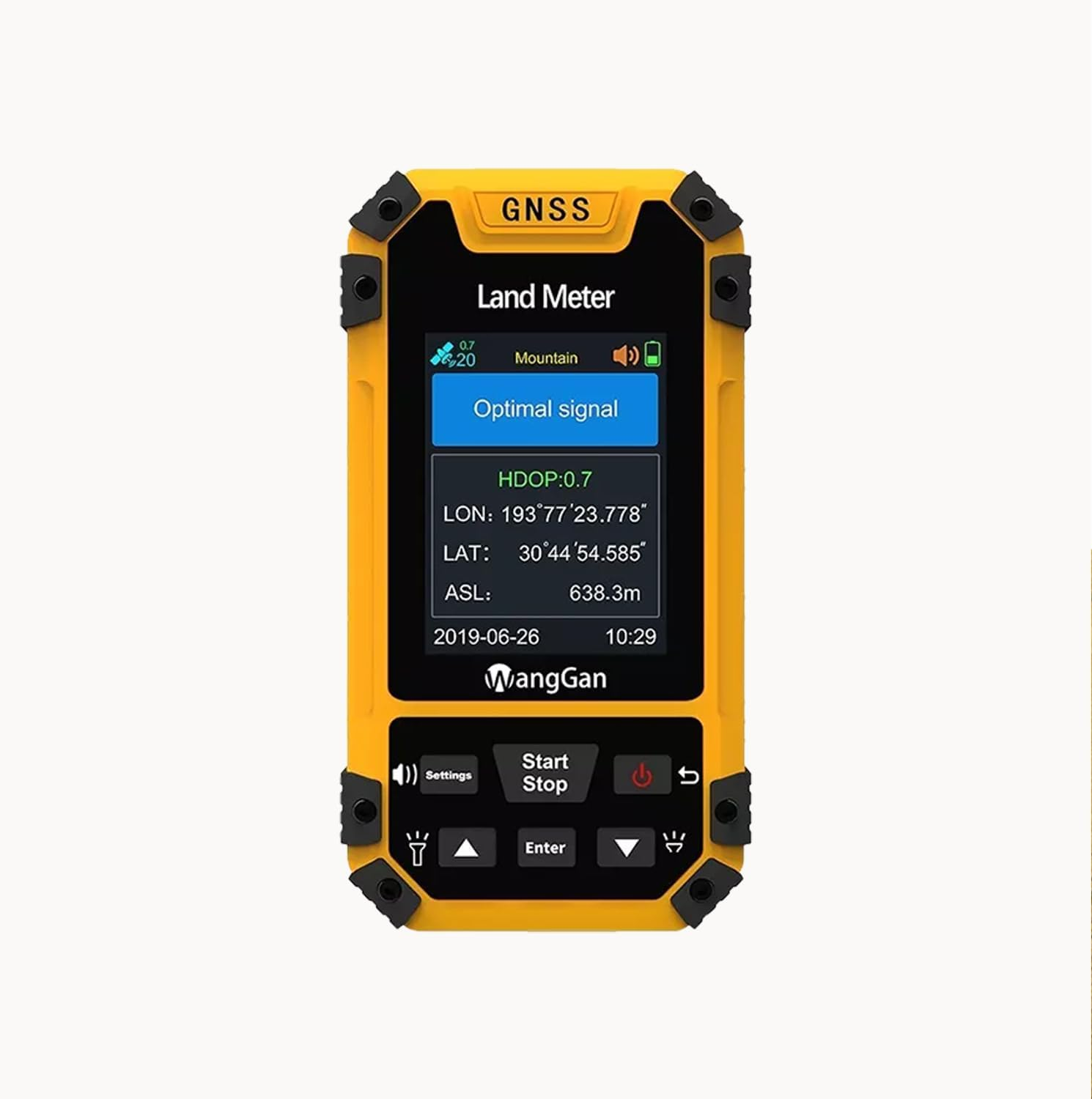 GPS Land Meter, Handheld GPS for Surveying, Professional Land Surveying Equipment,Gnss Receiver Surveryor Tool with Color Screen for Slope Distance/Area Measurement image number 4