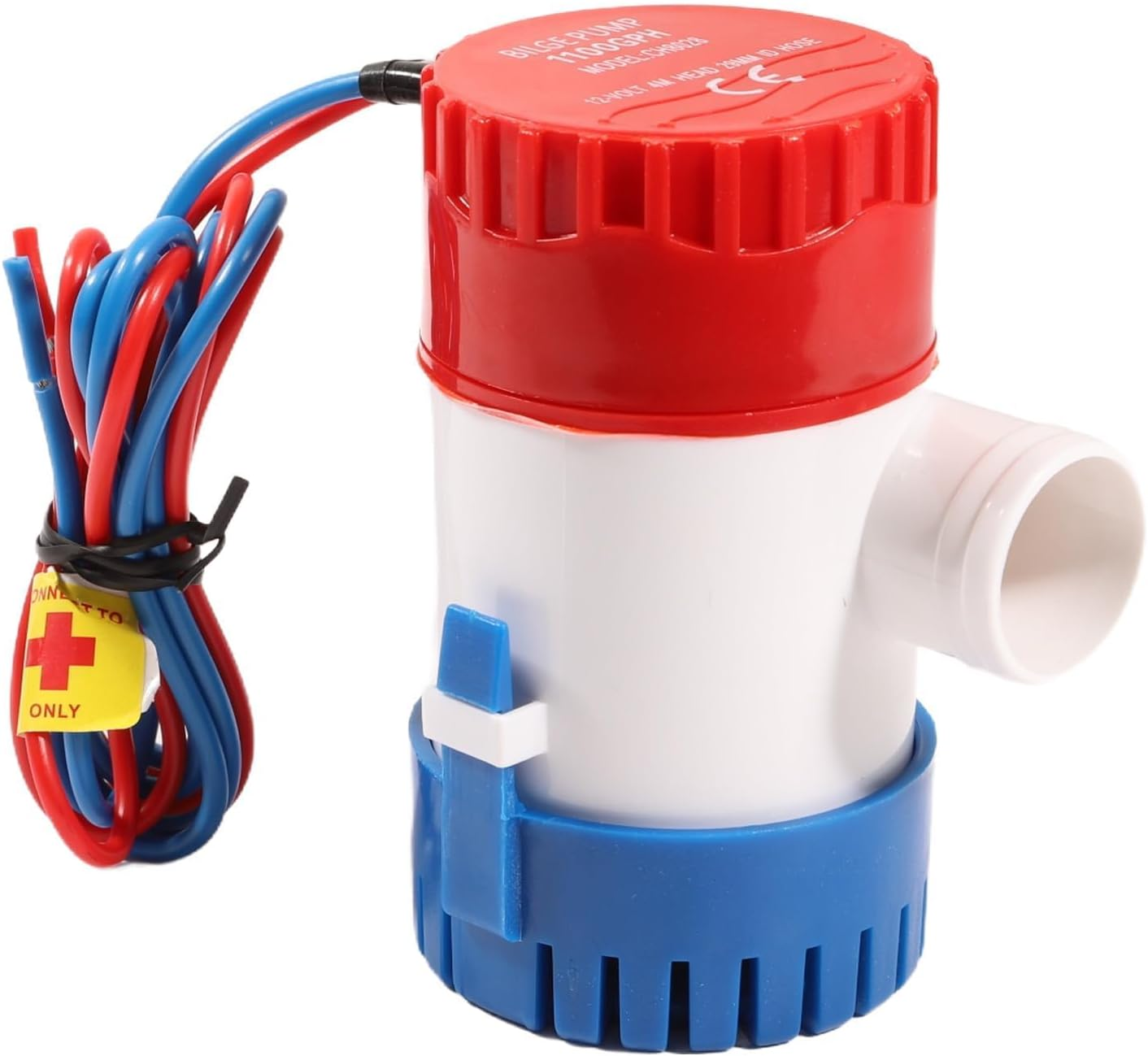 12V Submersible Bilge Pump 1100GPH, Automatic Marine Electric Water Pump with Stainless Steel Shaft for Boat RV Yacht Fishing Camping Pool Fountain ﻿