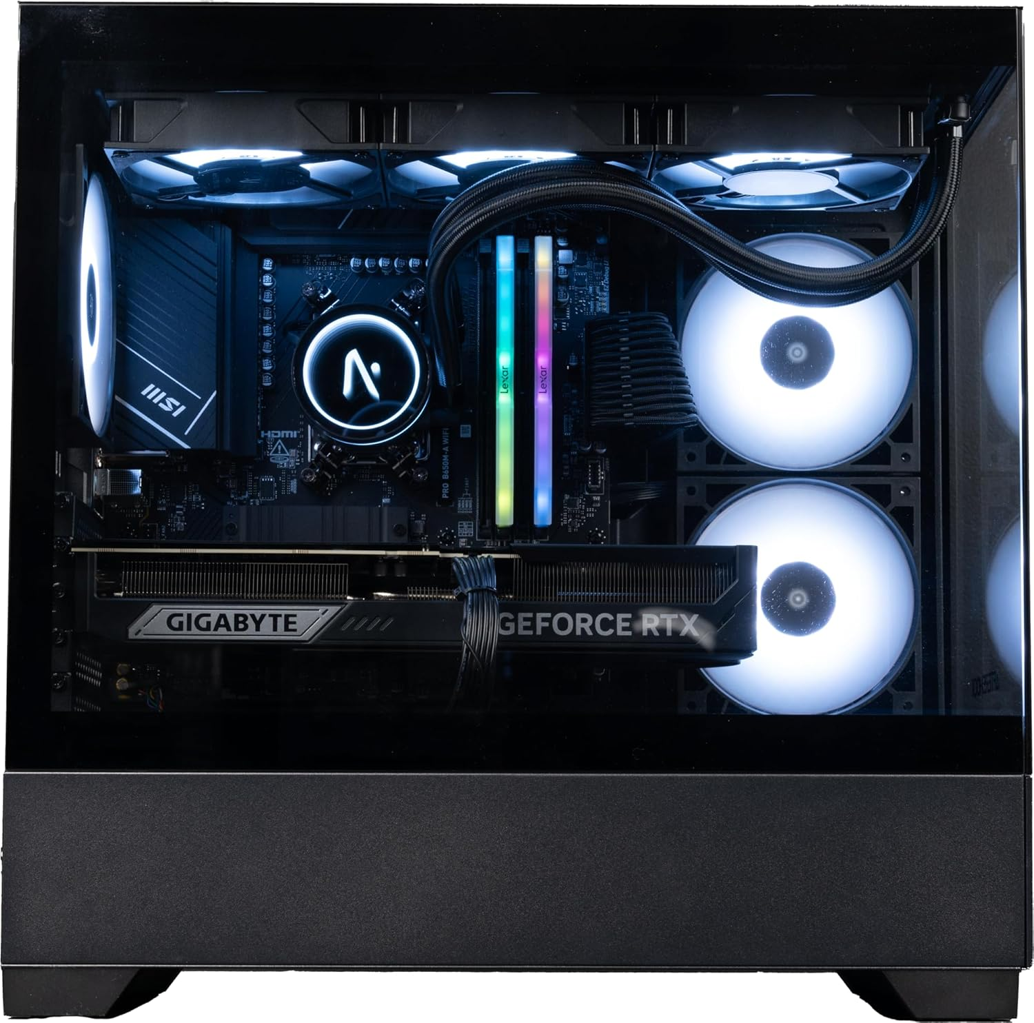 Aftershock Gaming PC | Chamber Black | AMD Ryzen 7 7700 | RTX 5070Ti 16GB | 32GB DDR5 RAM | B650M-A Wi-Fi MOBO | 1TB Gen4 SSD | 850W PSU | Windows 11 image number 6