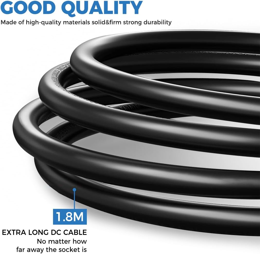 KFD 12V 10A 4-Pin Adapter Charger Compatible with Synology DS1520 DS1520+ Diskstation QNAP Turbo TS419 SP-4BAY-ADAPTOR NAS TS-419 TS-420 TS-421 TS-410 TS-412 TS-409 TS-439 4-Bay Server Power Supply